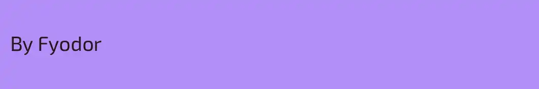 By Fyodor